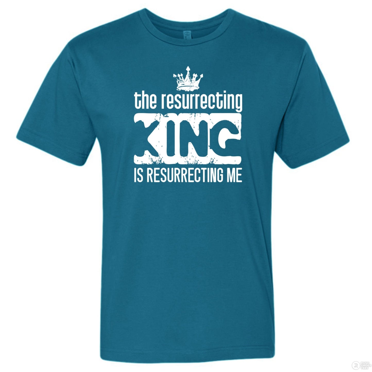 The Resurrecting King Men's Christian T-shirt - ClaimedbyGodDesigns