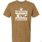 The Resurrecting King Men's Christian T-shirt - ClaimedbyGodDesigns