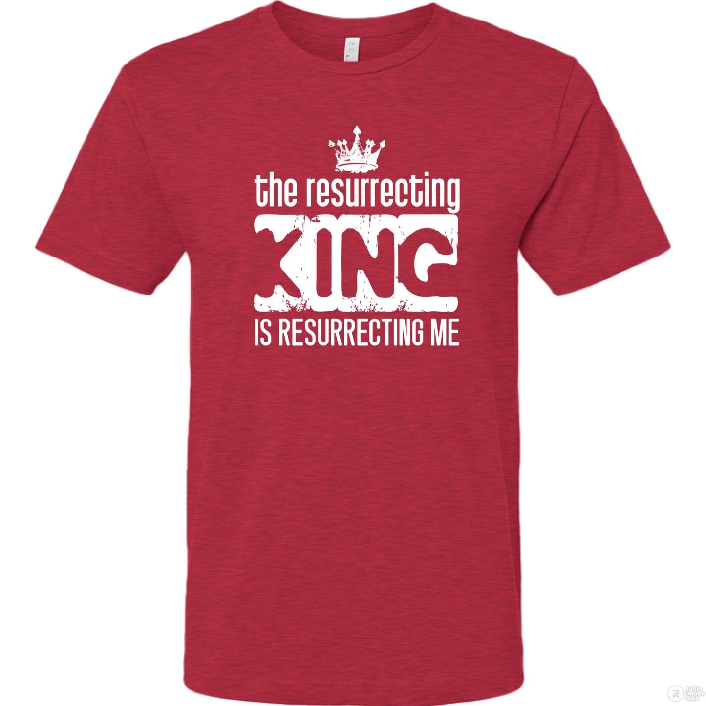 The Resurrecting King Men's Christian T-shirt - ClaimedbyGodDesigns