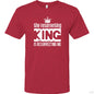 The Resurrecting King Men's Christian T-shirt - ClaimedbyGodDesigns