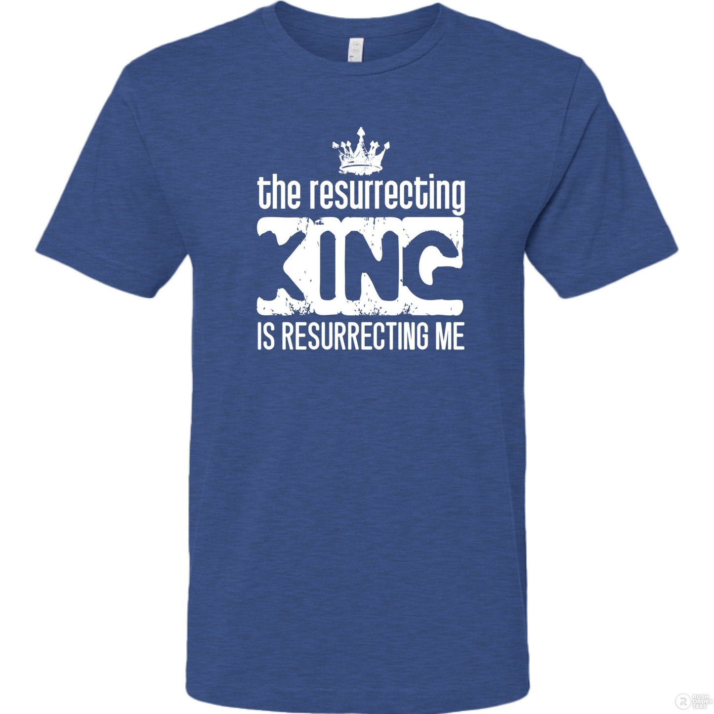 The Resurrecting King Men's Christian T-shirt - ClaimedbyGodDesigns