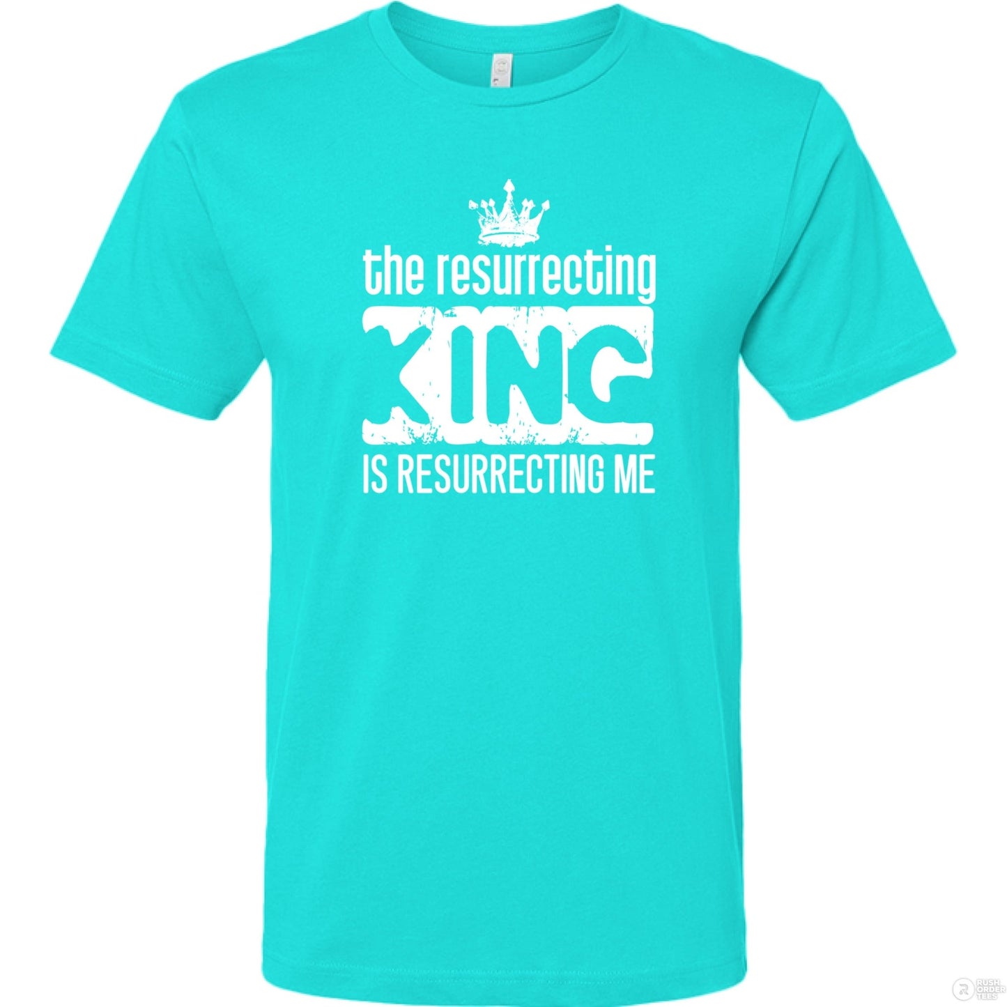 The Resurrecting King Men's Christian T-shirt - ClaimedbyGodDesigns