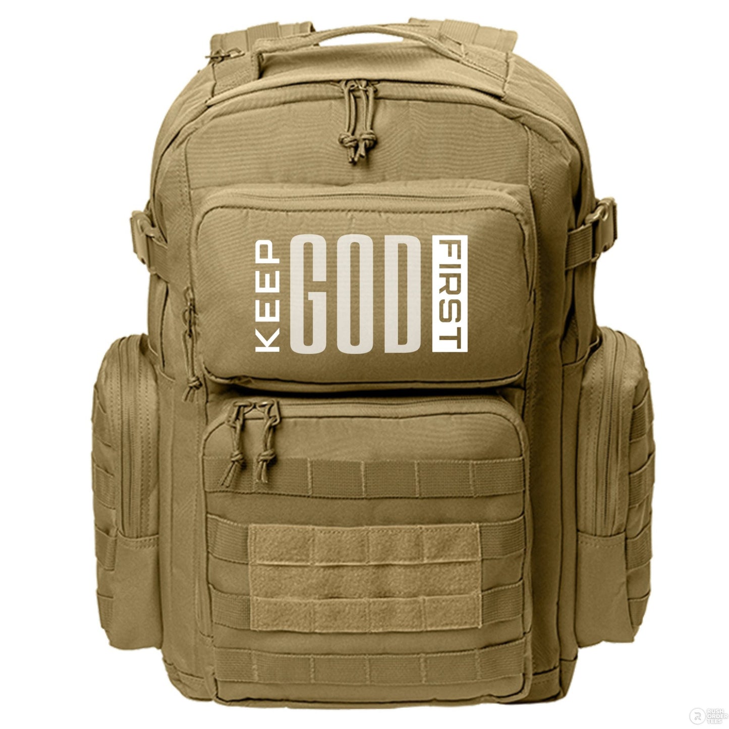 Keep Him First Christian Backpack - ClaimedbyGodDesigns
