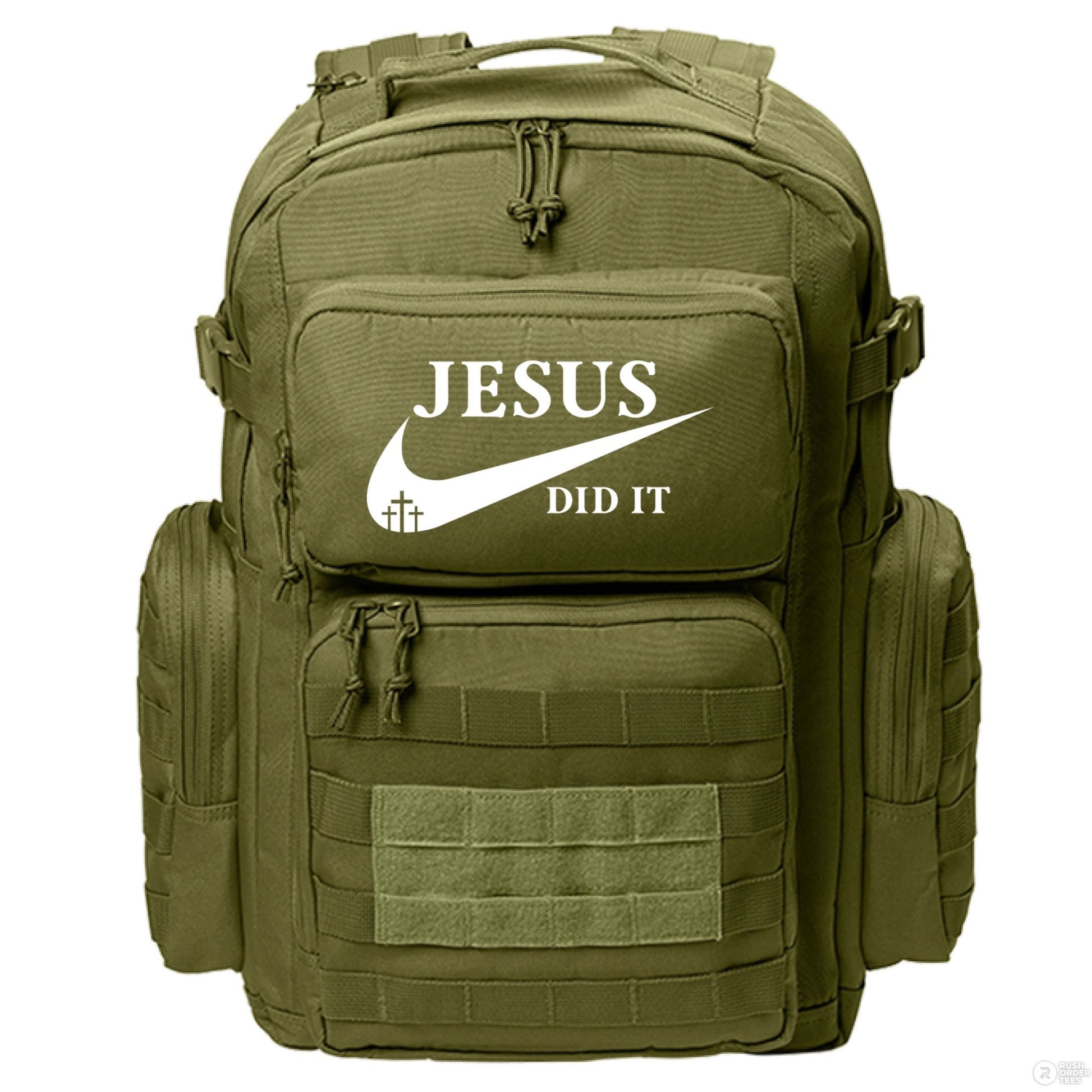 He Did It (3) Christian Backpack - ClaimedbyGodDesigns