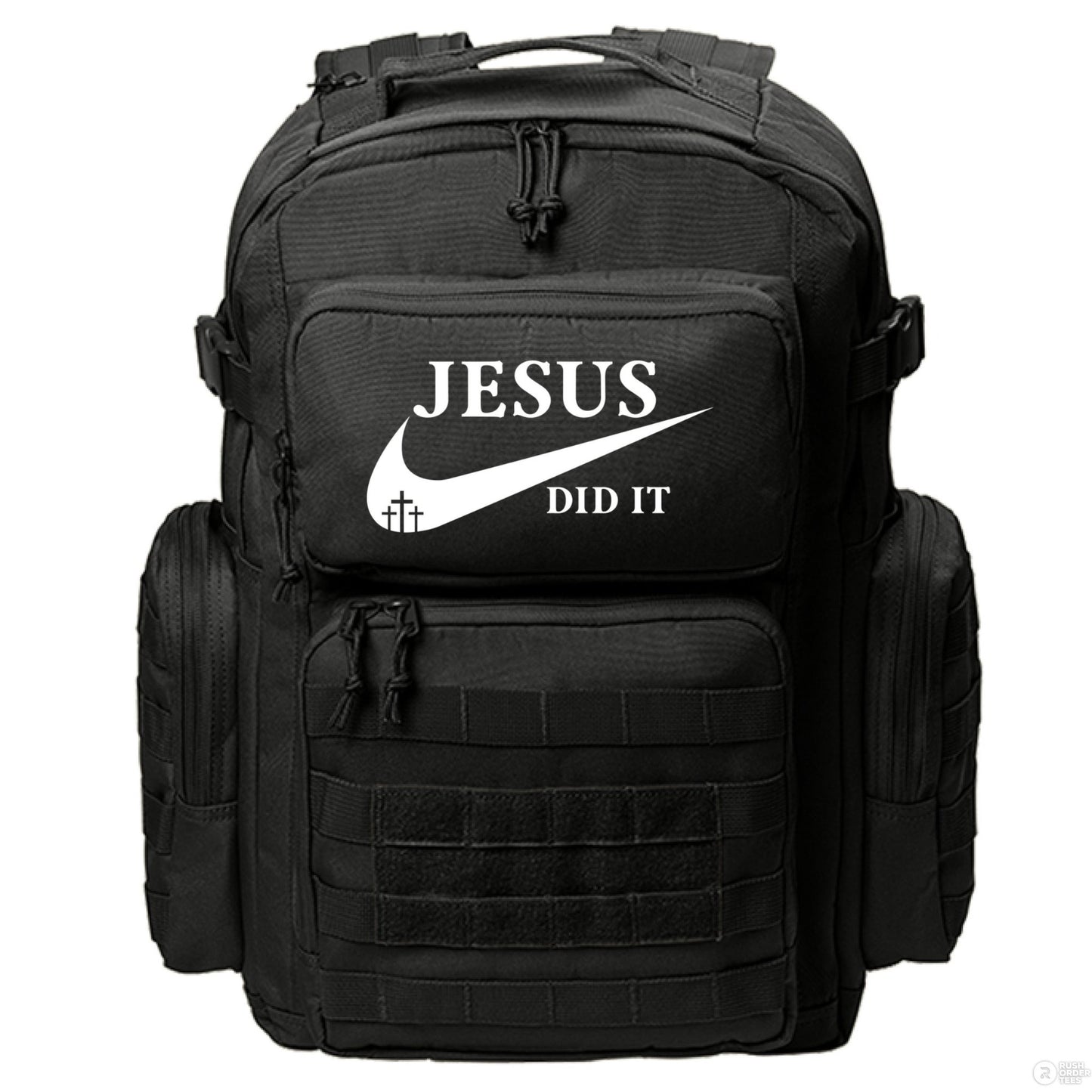 He Did It (3) Christian Backpack - ClaimedbyGodDesigns