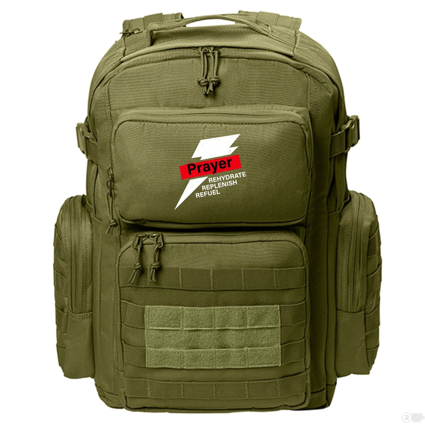 Prayer Rehydrate Replenish Refuel Christian Backpack - ClaimedbyGodDesigns