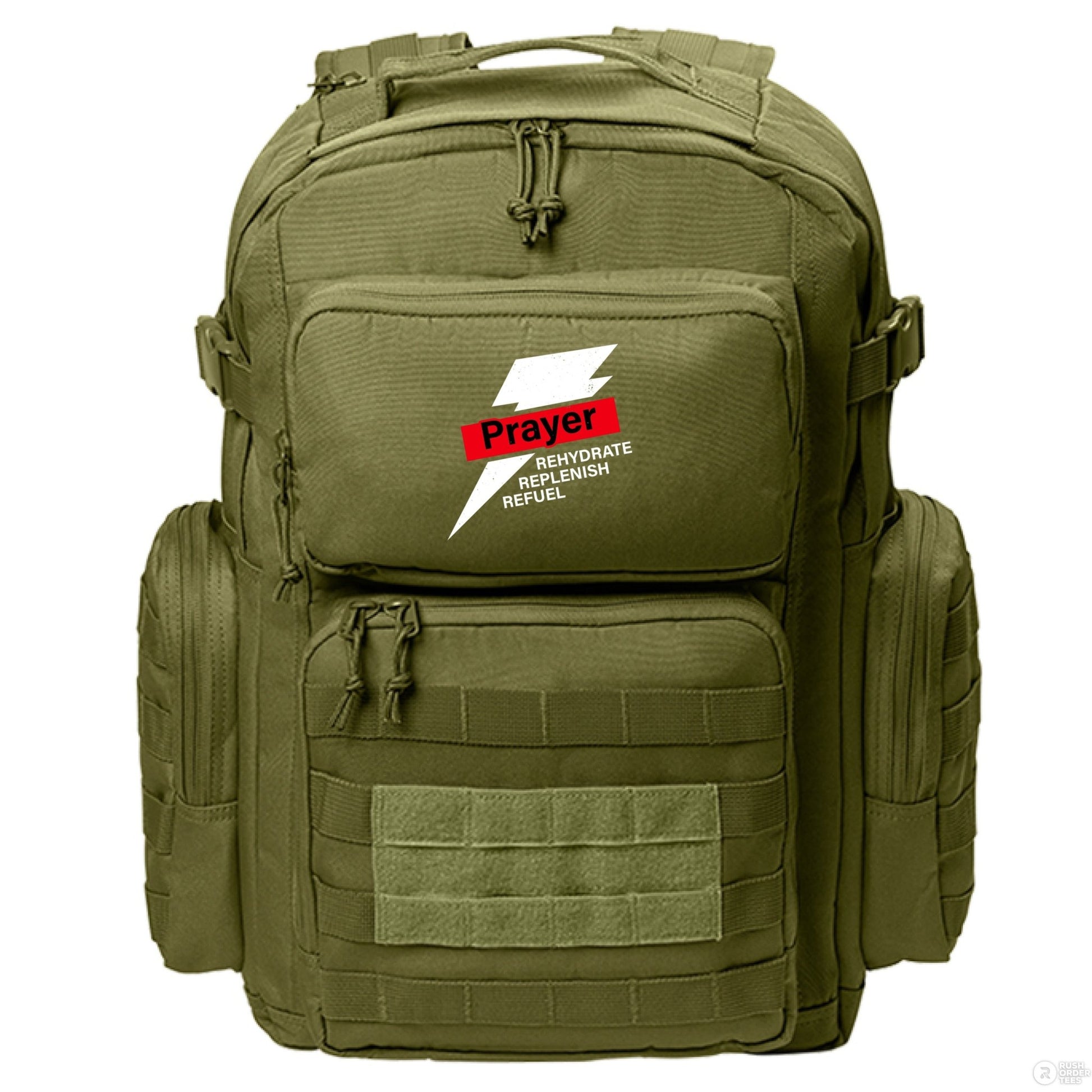 Prayer Rehydrate Replenish Refuel Christian Backpack - ClaimedbyGodDesigns