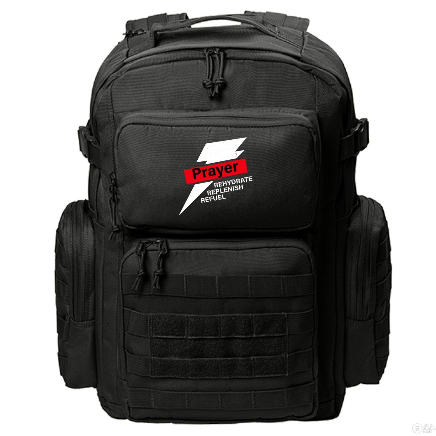 Prayer Rehydrate Replenish Refuel Christian Backpack - ClaimedbyGodDesigns