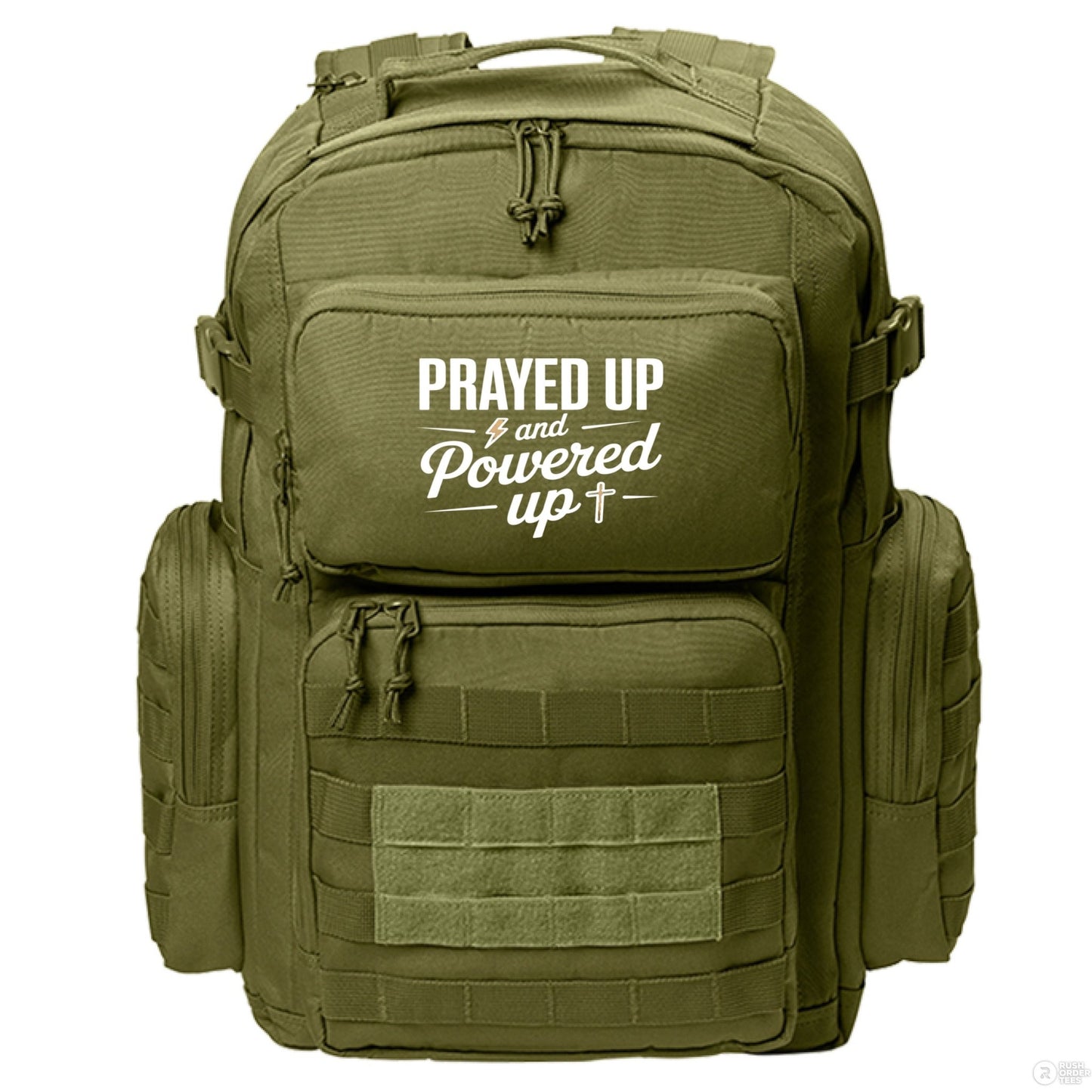 Prayed Up And Powered Up Christian Backpack - ClaimedbyGodDesigns