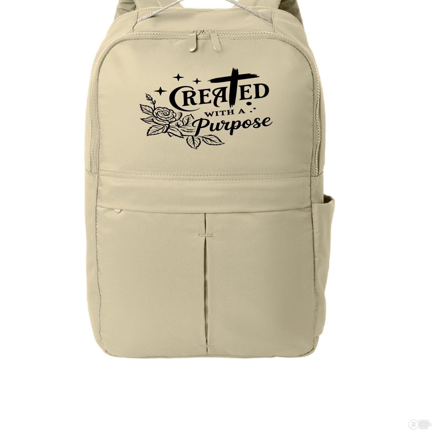 Created With a Purpose Christian Backpack - ClaimedbyGodDesigns