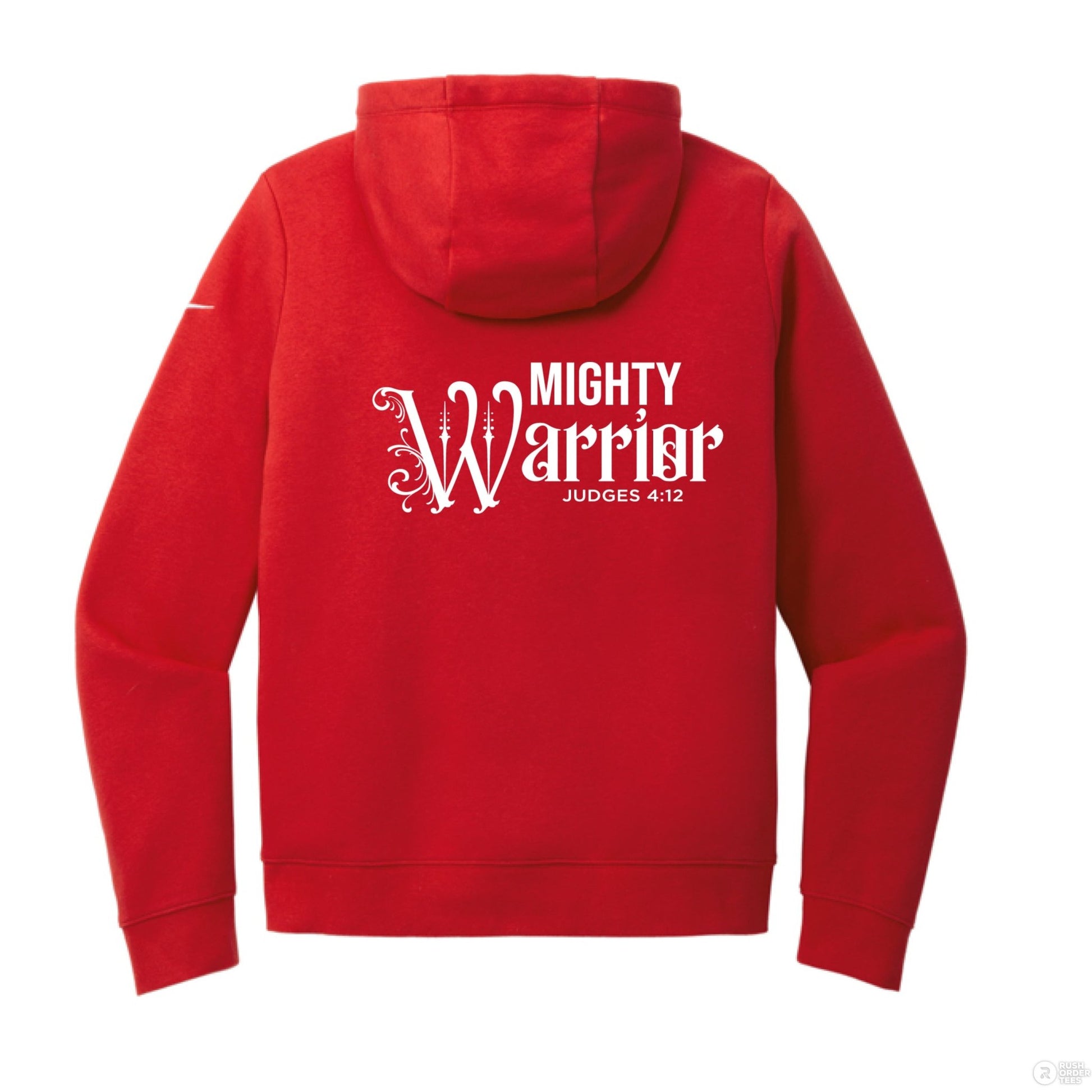 Mighty Warrior Women's Christian Fleece Full - Zip Hooded Sweatshirt - ClaimedbyGodDesigns