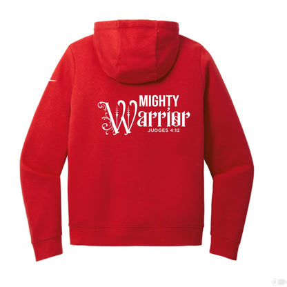 Mighty Warrior Women's Christian Fleece Full - Zip Hooded Sweatshirt - ClaimedbyGodDesigns
