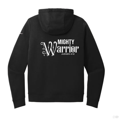 Mighty Warrior Women's Christian Fleece Full - Zip Hooded Sweatshirt - ClaimedbyGodDesigns