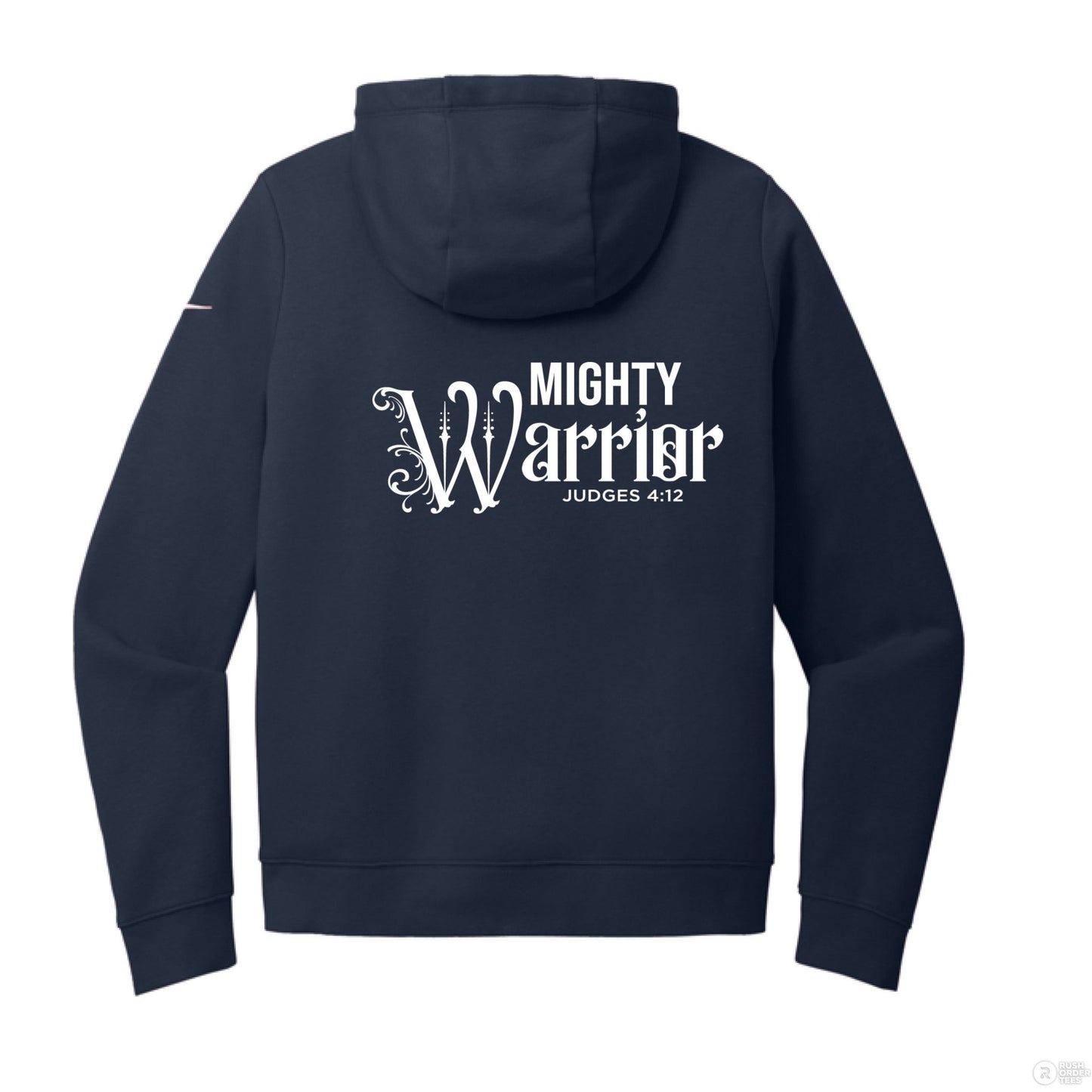 Mighty Warrior Women's Christian Fleece Full - Zip Hooded Sweatshirt - ClaimedbyGodDesigns