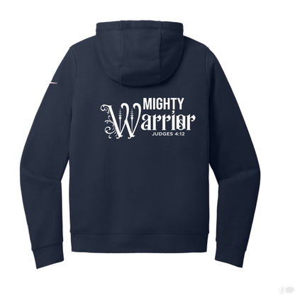 Mighty Warrior Women's Christian Fleece Full - Zip Hooded Sweatshirt - ClaimedbyGodDesigns
