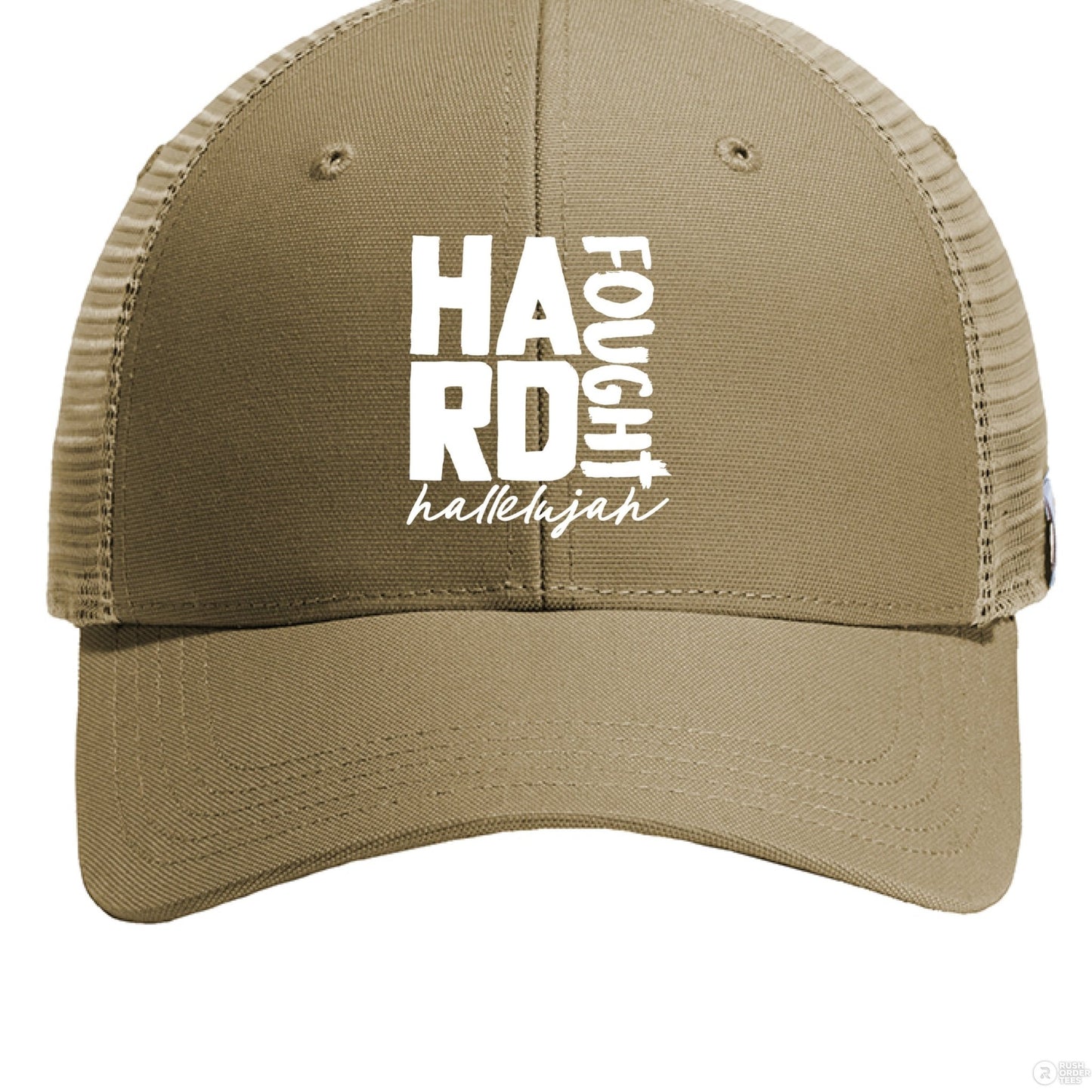 Hard Fought Hallelujah Adult Christian Hat - ClaimedbyGodDesigns