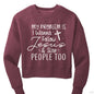 I Wanna Follow Him Funny Women's Christian Pullover Fleece Cropped Sweatshirt - ClaimedbyGodDesigns
