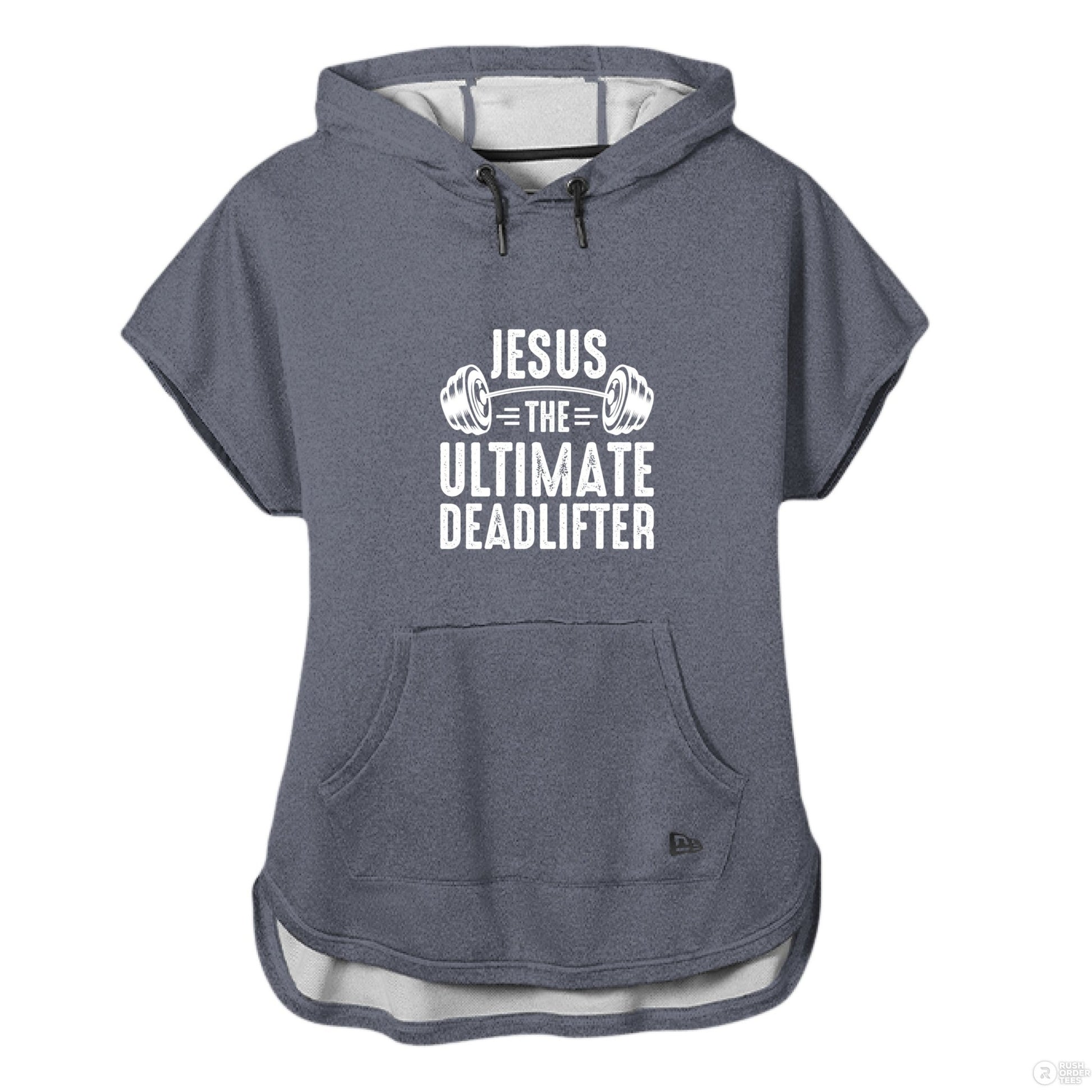 The Ultimate Deadlifter Women's Christian Gym Short Sleeve Hooded T-shirt - ClaimedbyGodDesigns