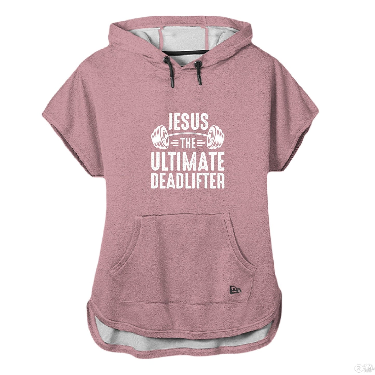 The Ultimate Deadlifter Women's Christian Gym Short Sleeve Hooded T-shirt - ClaimedbyGodDesigns