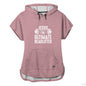 The Ultimate Deadlifter Women's Christian Gym Short Sleeve Hooded T-shirt - ClaimedbyGodDesigns