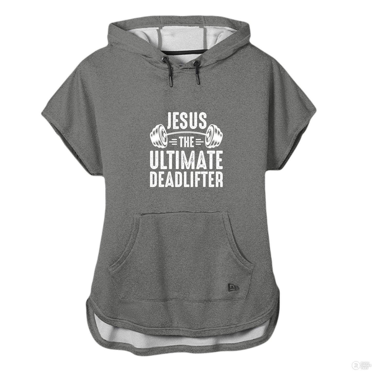 The Ultimate Deadlifter Women's Christian Gym Short Sleeve Hooded T-shirt - ClaimedbyGodDesigns