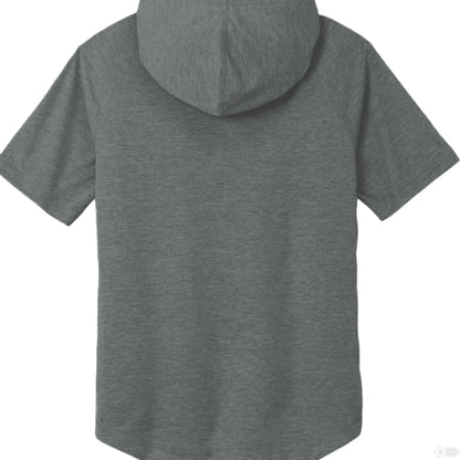 The Ultimate Deadlifter Men's Christian Short Sleeve Gym Hooded T-shirt - ClaimedbyGodDesigns