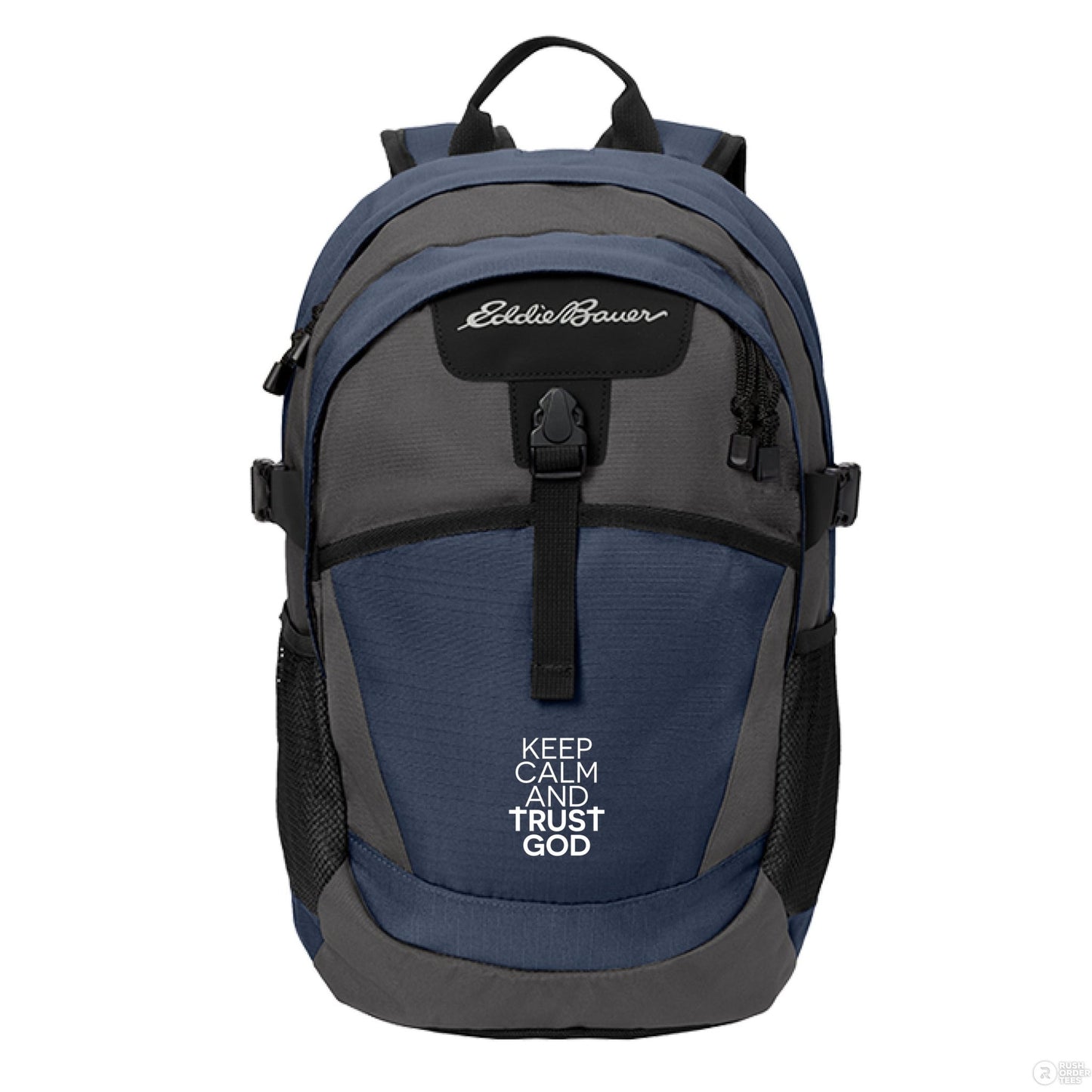 Keep Calm and Trust Him Christian Backpack - ClaimedbyGodDesigns