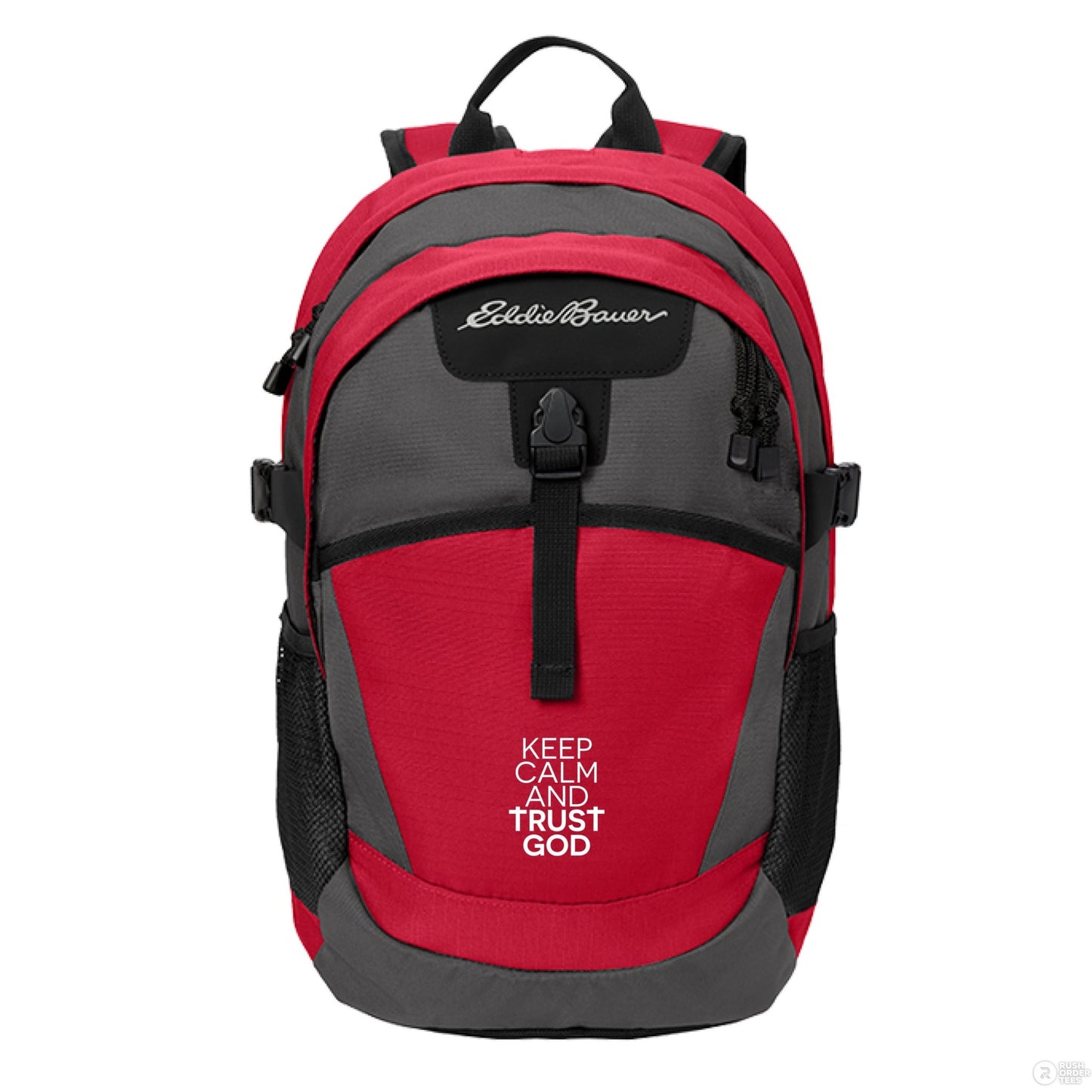 Keep Calm and Trust Him Christian Backpack - ClaimedbyGodDesigns