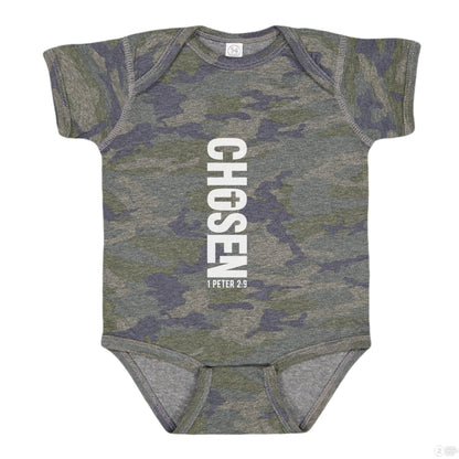 Chosen Christian Baby Jumpsuit - ClaimedbyGodDesigns