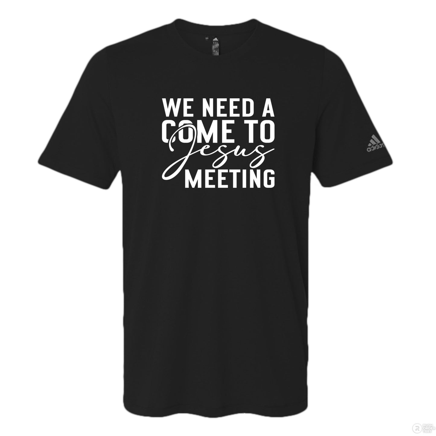 We Need A Meeting Funny Men's Christian T-shirt - ClaimedbyGodDesigns