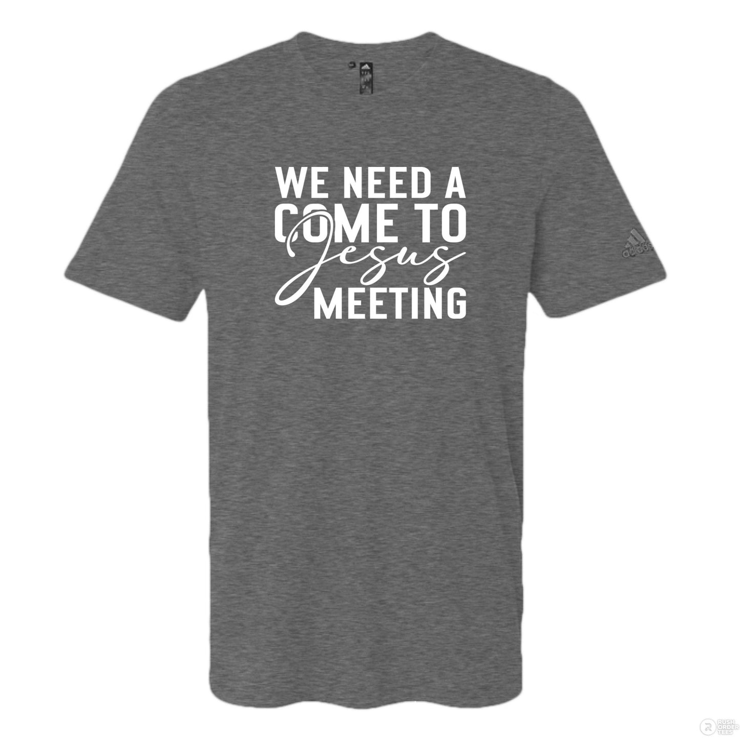 We Need A Meeting Funny Men's Christian T-shirt - ClaimedbyGodDesigns