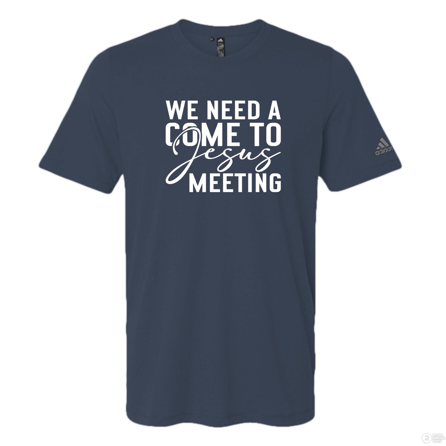 We Need A Meeting Funny Men's Christian T-shirt - ClaimedbyGodDesigns