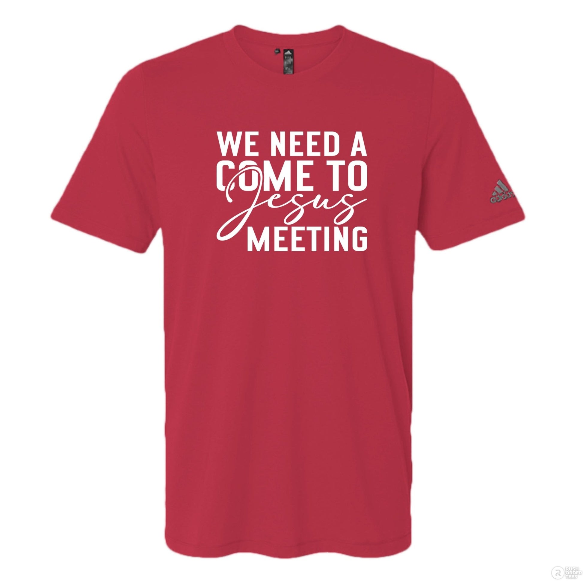 We Need A Meeting Funny Men's Christian T-shirt - ClaimedbyGodDesigns