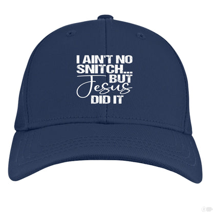 I Ain't No Snitch Funny Kids Christian Hat - ClaimedbyGodDesigns
