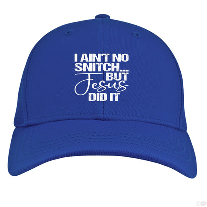 I Ain't No Snitch Funny Kids Christian Hat - ClaimedbyGodDesigns