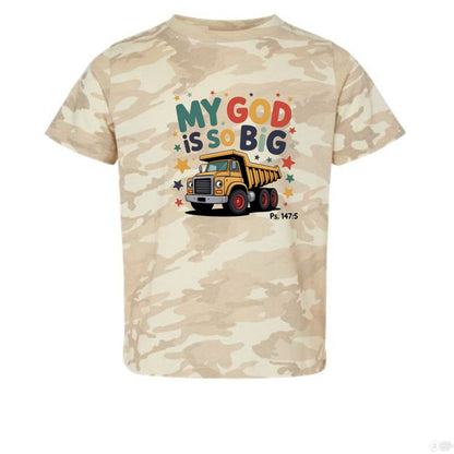 He Is So Big Toddler Christian T-shirt - ClaimedbyGodDesigns