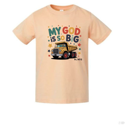 He Is So Big Toddler Christian T-shirt - ClaimedbyGodDesigns