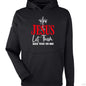 Let Them See You In Me Men's Christian Pullover Fleece Hooded Sweatshirt - ClaimedbyGodDesigns