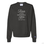 Rien N'est Impossible Women's French Christian Pullover Sweatshirt - ClaimedbyGodDesigns