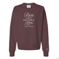 Rien N'est Impossible Women's French Christian Pullover Sweatshirt - ClaimedbyGodDesigns
