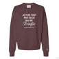 Je Puis Tout Women's French Christian Pullover Sweatshirt - ClaimedbyGodDesigns