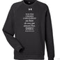 Toutes Choses Concourent Men's French Christian Pullover Sweatshirt - ClaimedbyGodDesigns