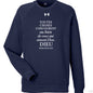 Toutes Choses Concourent Men's French Christian Pullover Sweatshirt - ClaimedbyGodDesigns