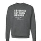 Psaume 23 Il Est Mon Berger Men's French Christian Pullover Sweatshirt - ClaimedbyGodDesigns