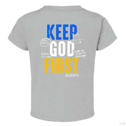 Keep HIm First Always Christian Baby T-shirt - ClaimedbyGodDesigns