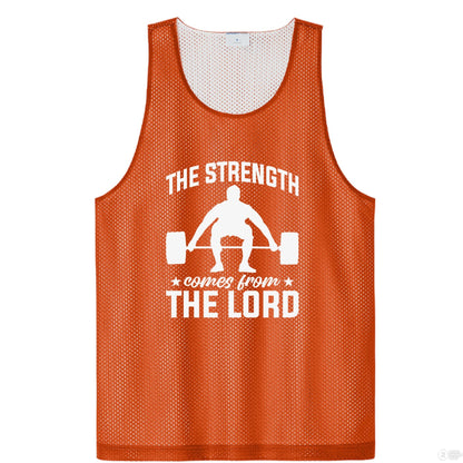 The Strength Comes From Him Men's Christian Tank Top - ClaimedbyGodDesigns