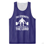 The Strength Comes From Him Men's Christian Tank Top - ClaimedbyGodDesigns