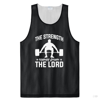 The Strength Comes From Him Men's Christian Tank Top - ClaimedbyGodDesigns