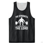 The Strength Comes From Him Men's Christian Tank Top - ClaimedbyGodDesigns