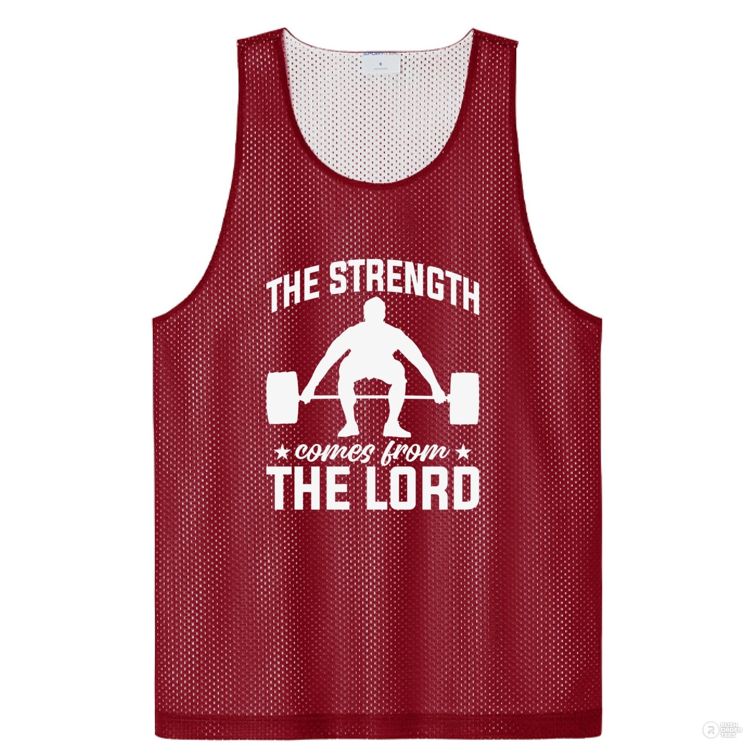 The Strength Comes From Him Men's Christian Tank Top - ClaimedbyGodDesigns